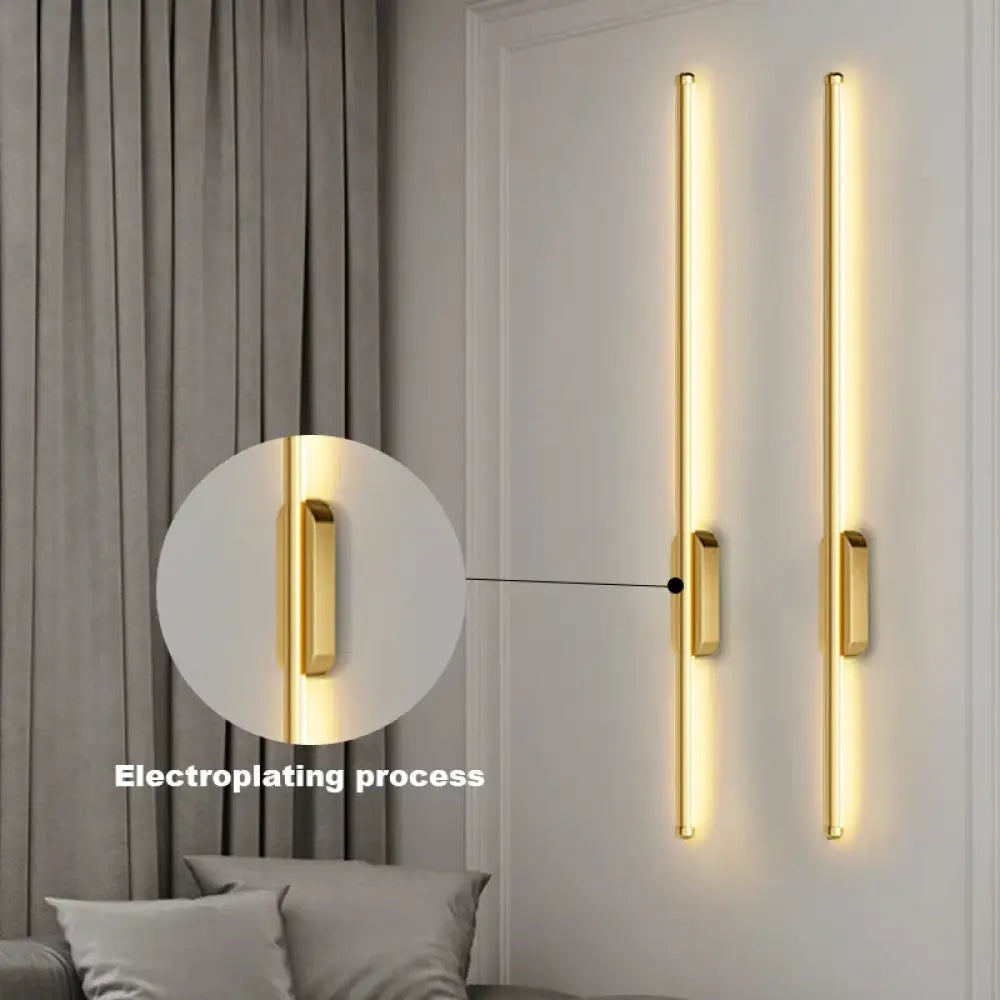 Sleek LED Nordic Wall Sconce | Bedroom &amp; Bedside Lighting