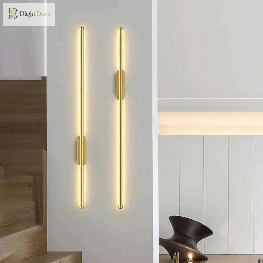 Sleek LED Nordic Wall Sconce | Bedroom &amp; Bedside Lighting