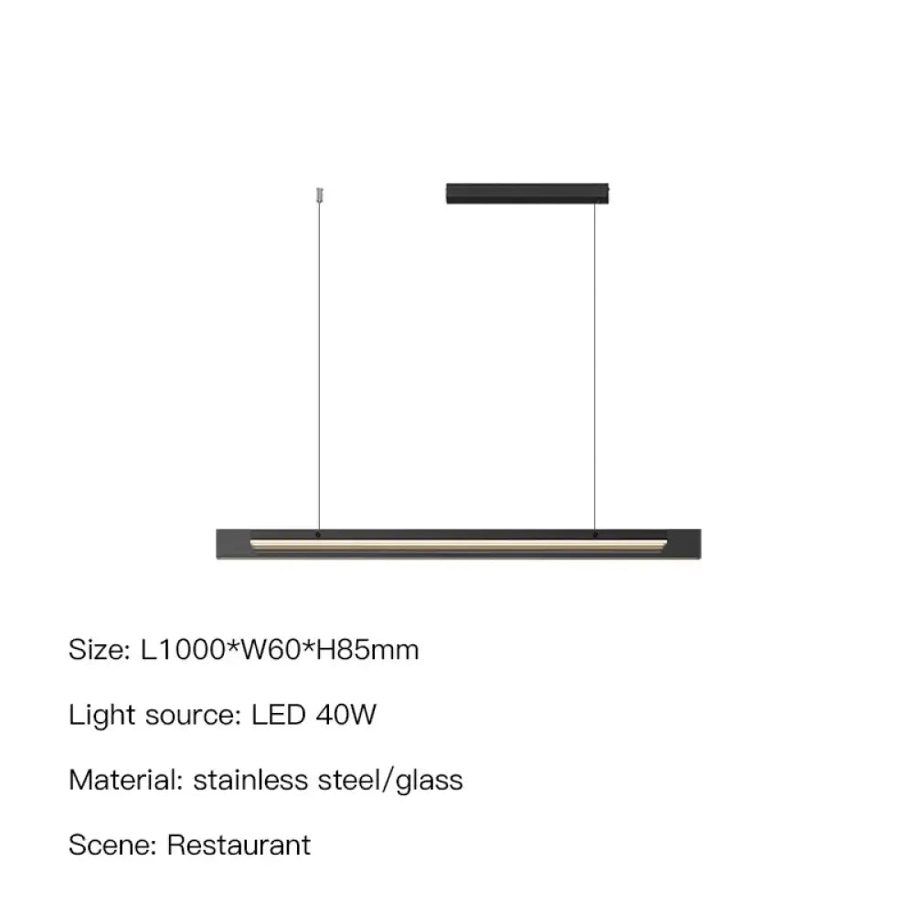 Sleek LED Pendant Light | Modern Kitchen Island Lighting