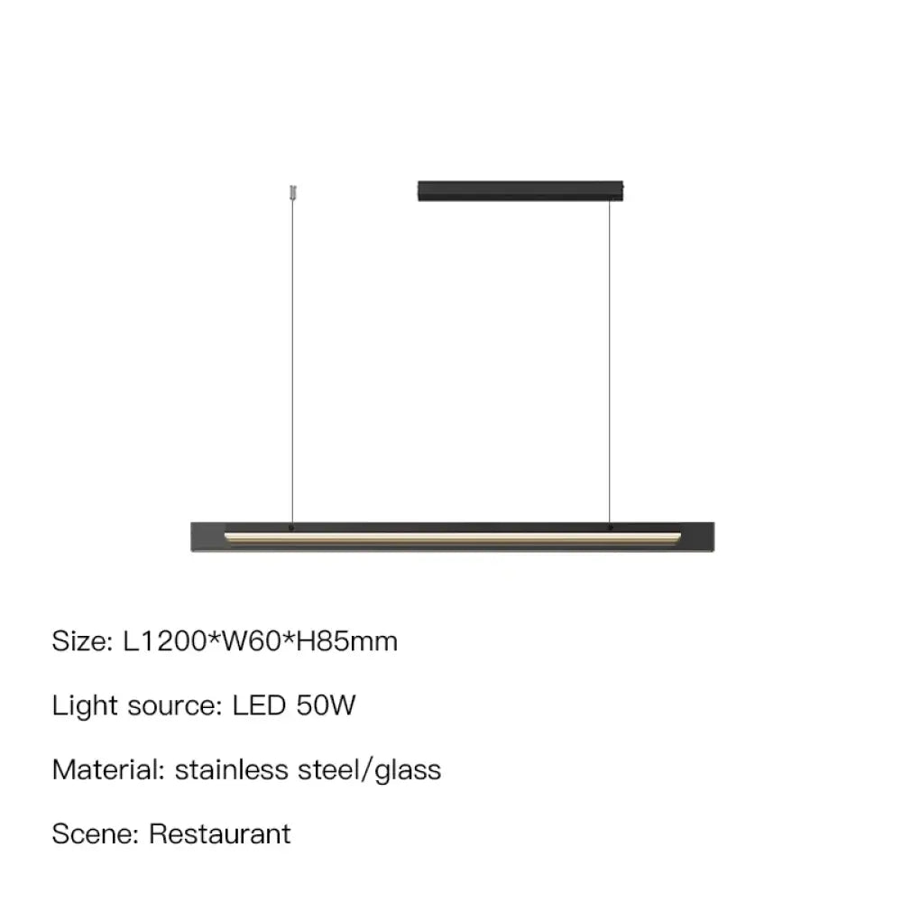 Sleek LED Pendant Light | Modern Kitchen Island Lighting