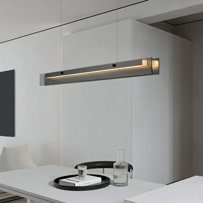 Sleek LED Pendant Light | Modern Kitchen Island Lighting