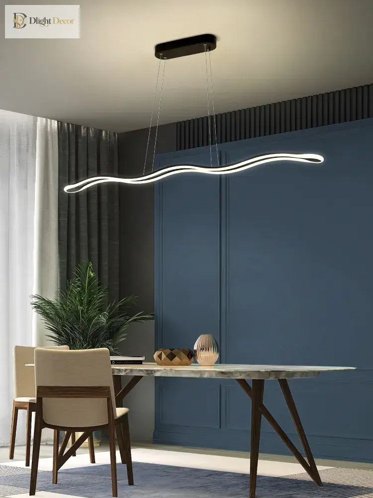 Sleek Nordic Modern Chandelier | Dining Room Home Lighting