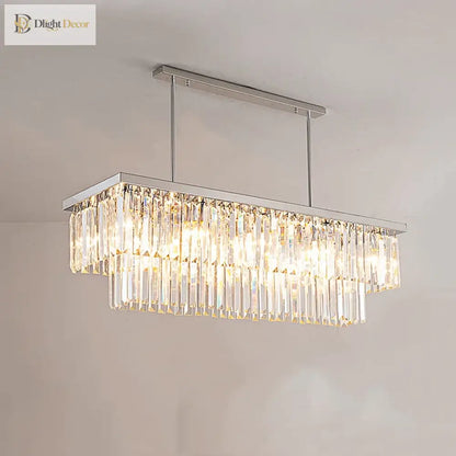 Sophisticated Chandelier | Modern Kitchen Island Lighting
