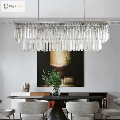 Sophisticated Chandelier | Modern Kitchen Island Lighting