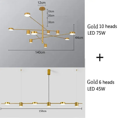 Soren LED Chandelier | Modern Dining Room Lighting