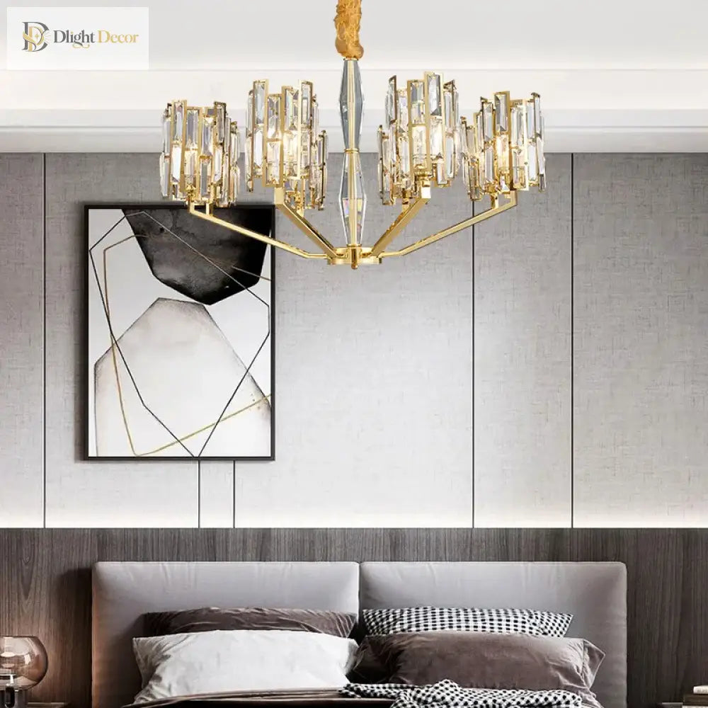 Stainless Modern Chandelier | Modern Dining Room Lighting