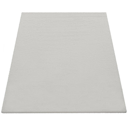Super Soft Area Rug Fluffy High Pile Cosy Luxurious Touch in Solid Cream