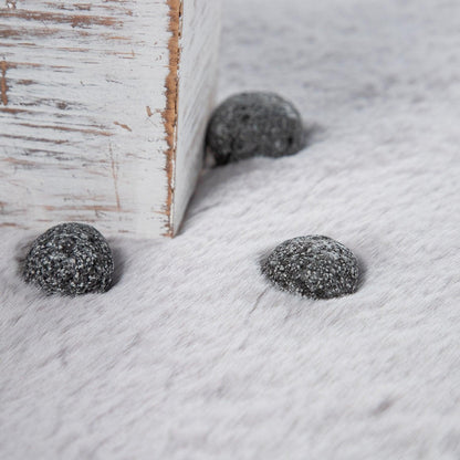 Super Soft Area Rug Fluffy High Pile Cosy Luxurious Touch in Solid Grey
