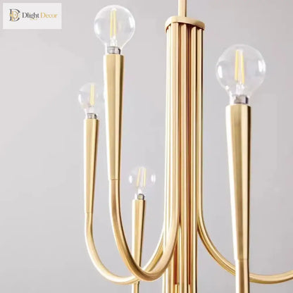 Swoop Retro Chandelier | Modern Dining Room Lighting
