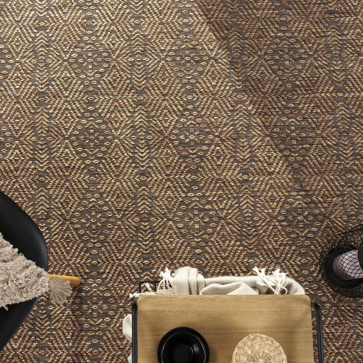 Indoor &amp; Outdoor Rug Captera with Aztec Pattern