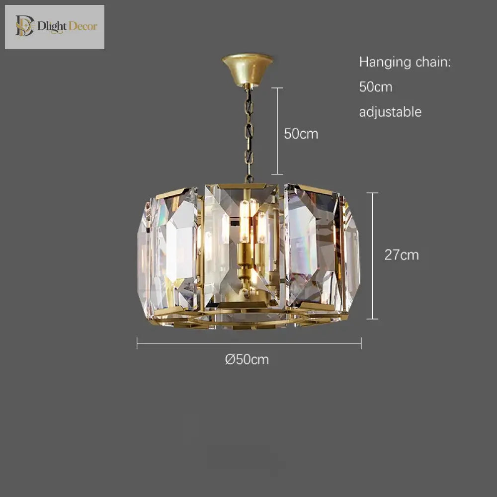 Timeless LED Crystal Chandelier | Dining Room Lighting