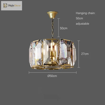 Timeless LED Crystal Chandelier | Dining Room Lighting