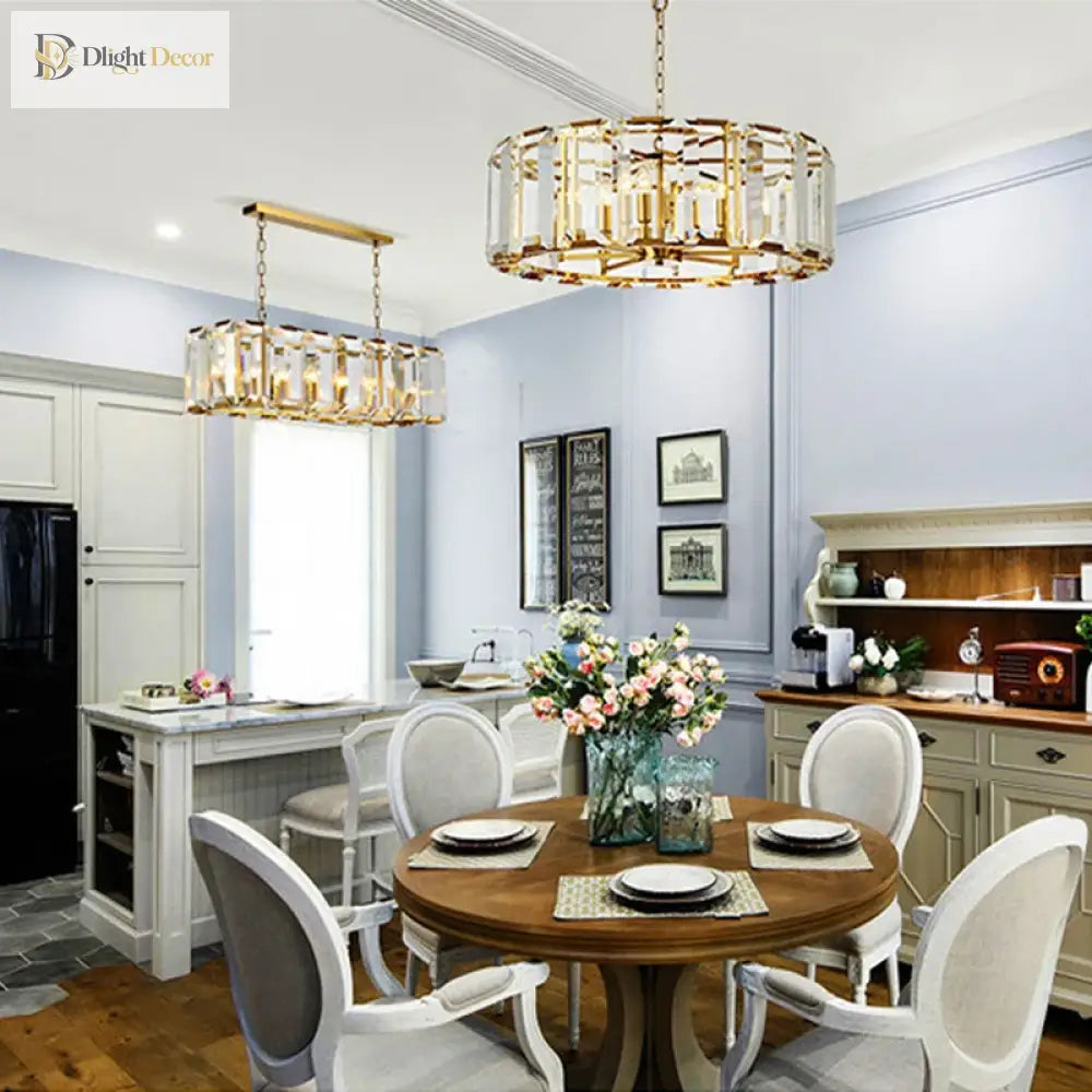 Timeless LED Crystal Chandelier | Dining Room Lighting