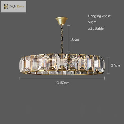 Timeless LED Crystal Chandelier | Dining Room Lighting