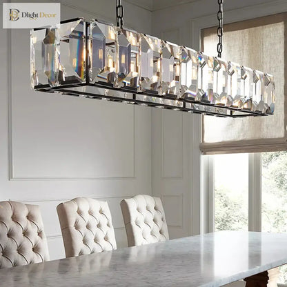 Timeless LED Crystal Chandelier | Dining Room Lighting