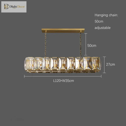 Timeless LED Crystal Chandelier | Dining Room Lighting