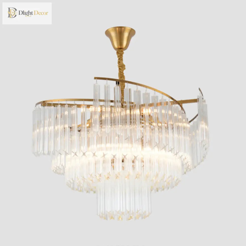 Vanessa Crystal Chandelier | Modern Dining Room Lighting