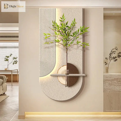 Vase LED Wall Art Light | Modern Hallway &amp; Entry Lighting