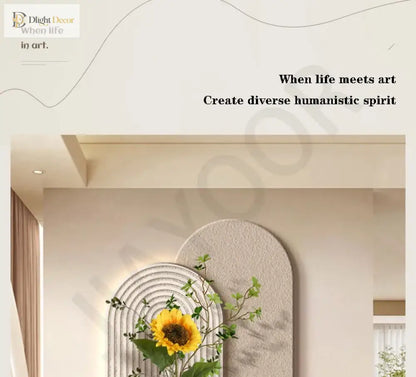 Vase LED Wall Art Light | Modern Hallway &amp; Entry Lighting