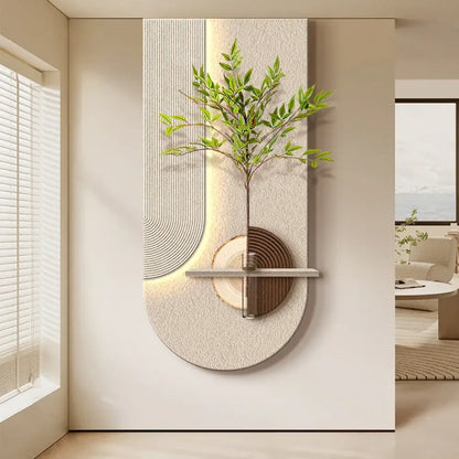 Vase LED Wall Art Light | Modern Hallway &amp; Entry Lighting