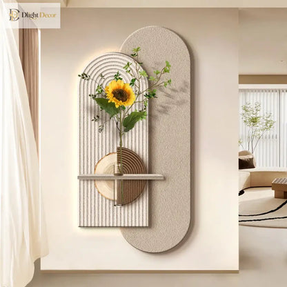 Vase LED Wall Art Light | Modern Hallway &amp; Entry Lighting