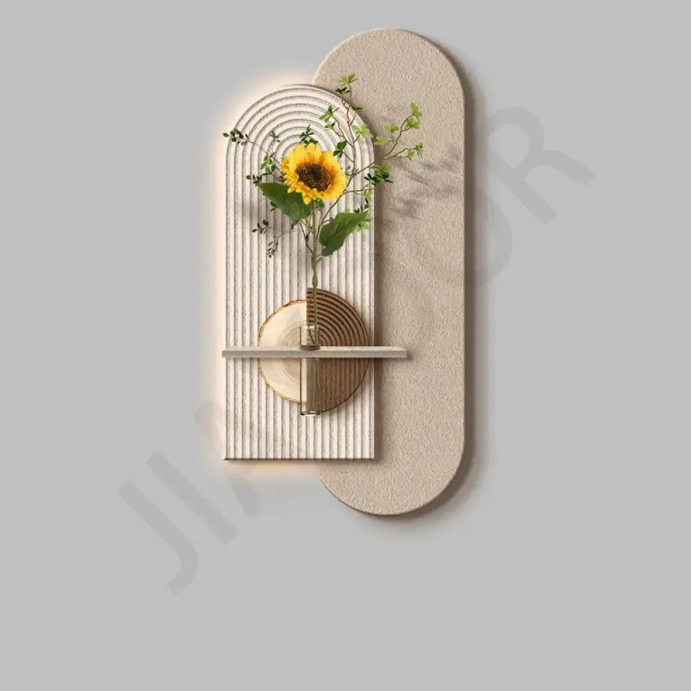 Vase LED Wall Art Light | Modern Hallway &amp; Entry Lighting