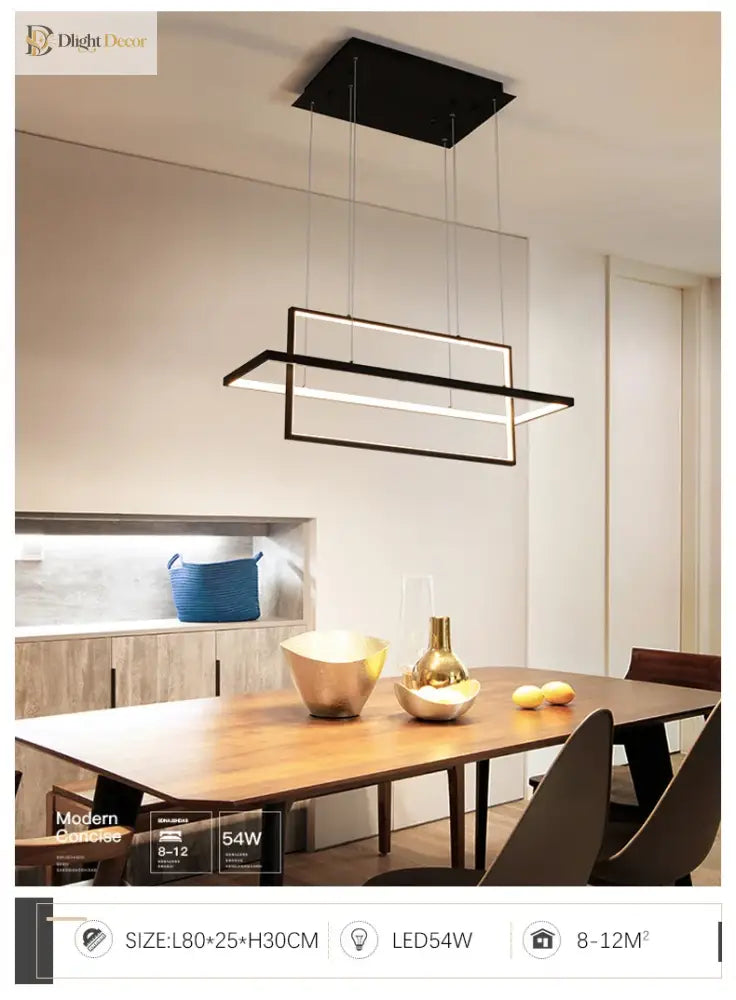 Vega LED Chandelier | Modern Dining Room Home Lighting