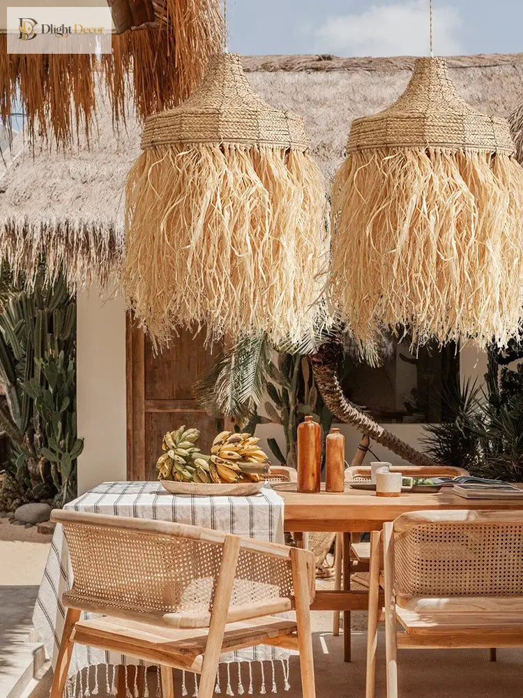 Wabi Rattan Pendant Light | Dining Room Home Lighting