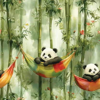 Serene Panda Hammock Haven