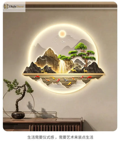 Wealth LED Wall Art Light | Modern Interior Home Lighting
