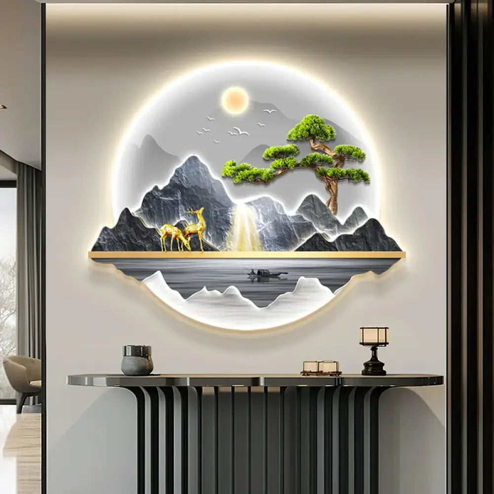 Wealth LED Wall Art Light | Modern Interior Home Lighting