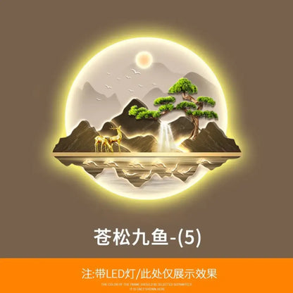Wealth LED Wall Art Light | Modern Interior Home Lighting