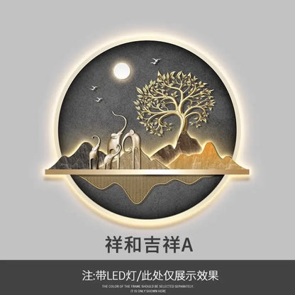 Wealth LED Wall Art Light | Modern Interior Home Lighting