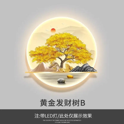 Wealth LED Wall Art Light | Modern Interior Home Lighting