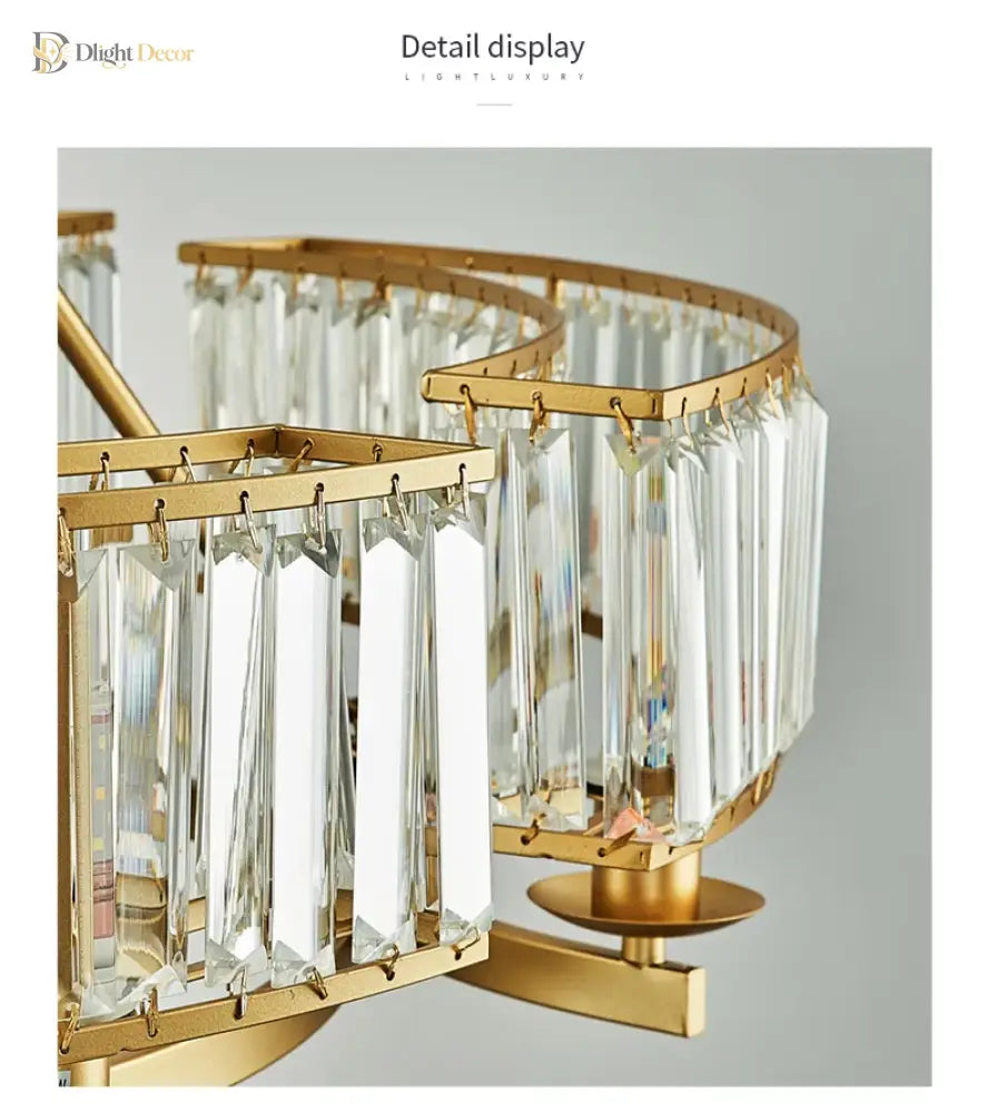 Zoe K9 Modern Crystal Chandelier | Dining Room Lighting
