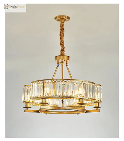 Zoe K9 Modern Crystal Chandelier | Dining Room Lighting