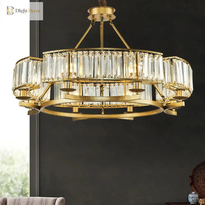 Zoe K9 Modern Crystal Chandelier | Dining Room Lighting