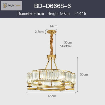 Zoe K9 Modern Crystal Chandelier | Dining Room Lighting