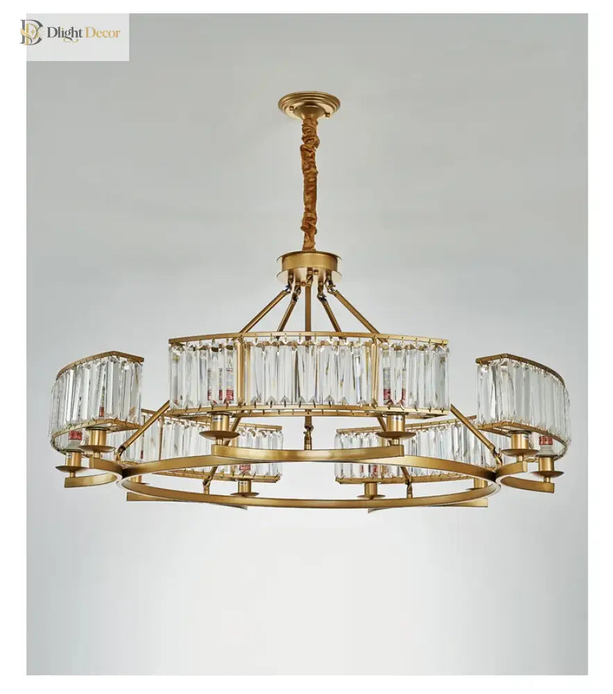 Zoe K9 Modern Crystal Chandelier | Dining Room Lighting